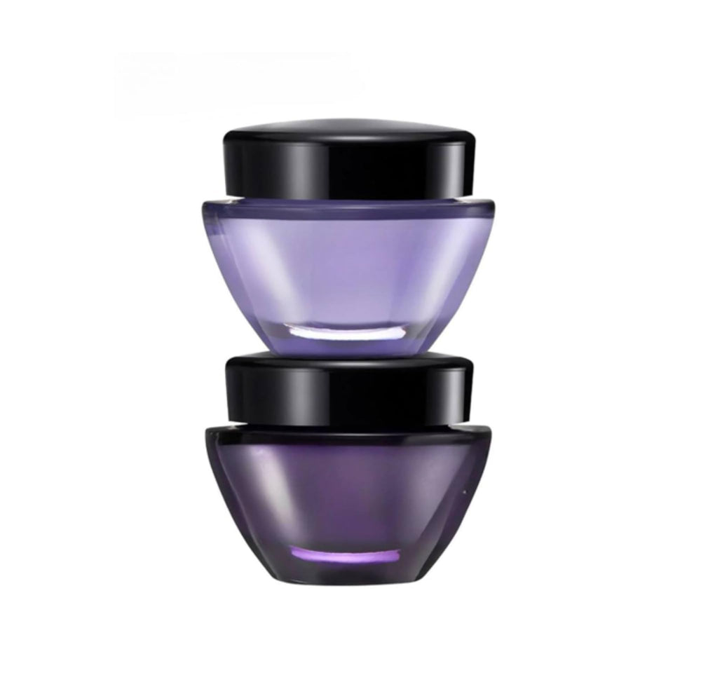 AVON Anew Platinum Day and Night Cream set on a vanity, promoting youthful radiance and hydration.