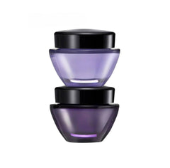 AVON Anew Platinum Day and Night Cream set on a vanity, promoting youthful radiance and hydration.