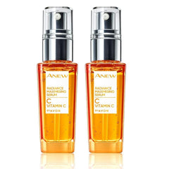 AVON Anew Vitamin C Radiance Serum pack shows two bottles for extended skincare routine
