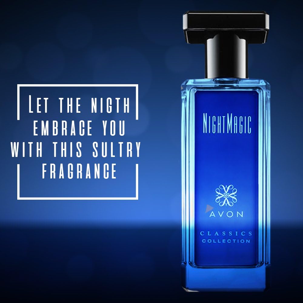 AVON Night Magic travel-size bottle ideal for on-the-go refresh
