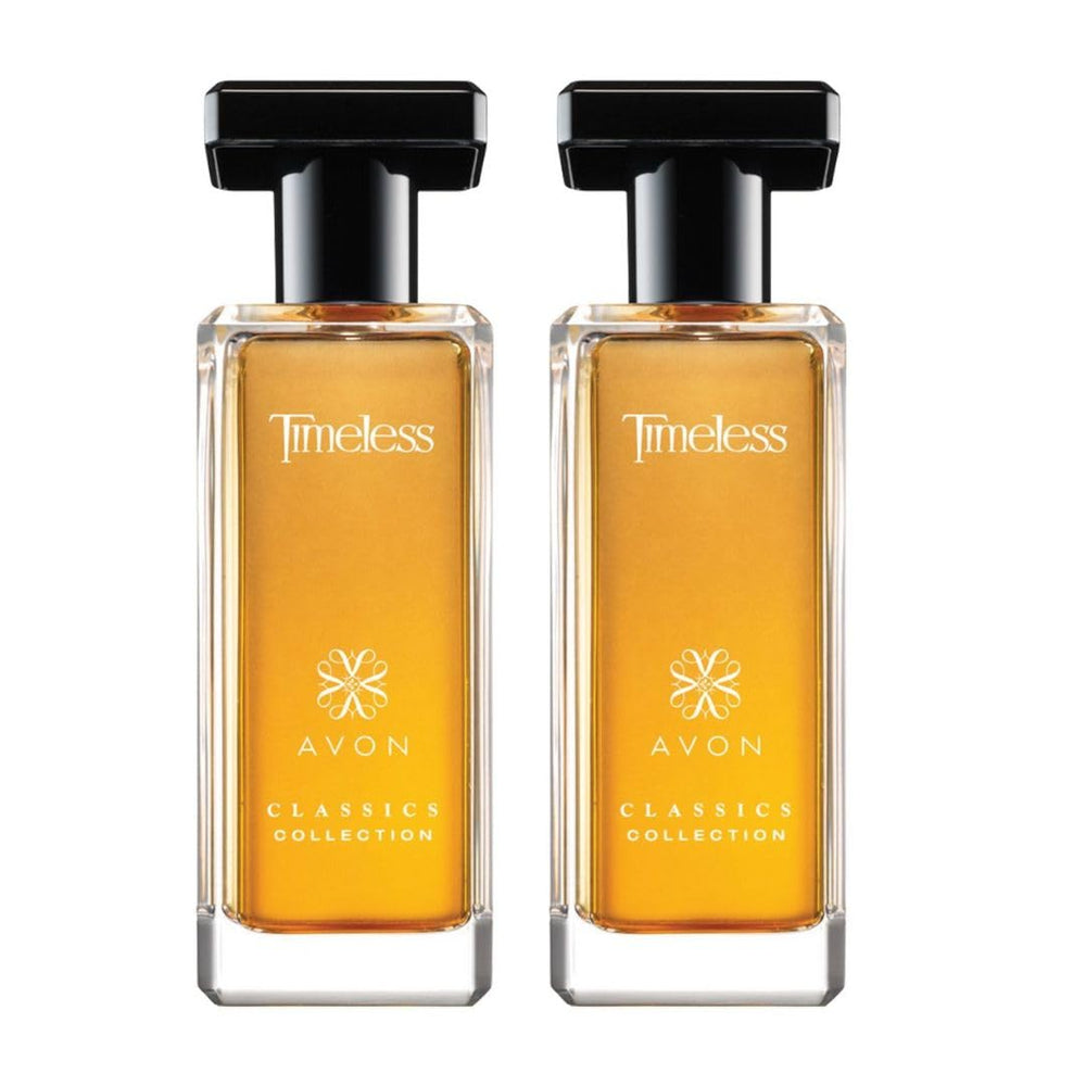 AVON Classics Timeless Cologne bottle showing versatile daily wear appeal.