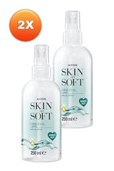 AVON Skin So Soft Original Jojoba Dry Oil Spray close-up showing lightweight fast-absorbing texture