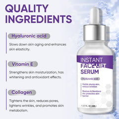 Morning skincare routine with AVPAVP serum for hydration and tightening.