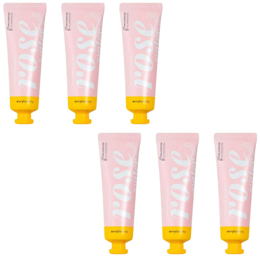 AVRYBEAUTY Rose Water Shea Butter Lotion Set with rose scent for refreshed skin.