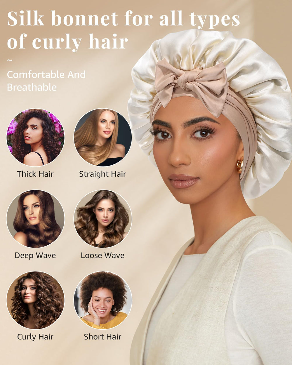 AwayTR luxury sleep wrap offers premium silk for delicate hair.