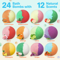 AWKUWA bath bombs dissolving in water with colorful fizz and scent