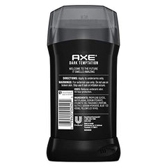 Close-up of AXE Dark Temptation clear formula gliding on skin for daily freshness