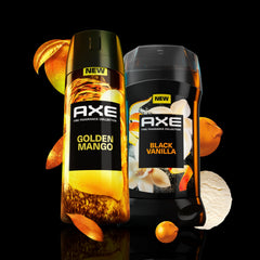 AXE deodorant can emphasizes aluminum-free formula and skin-friendly design.