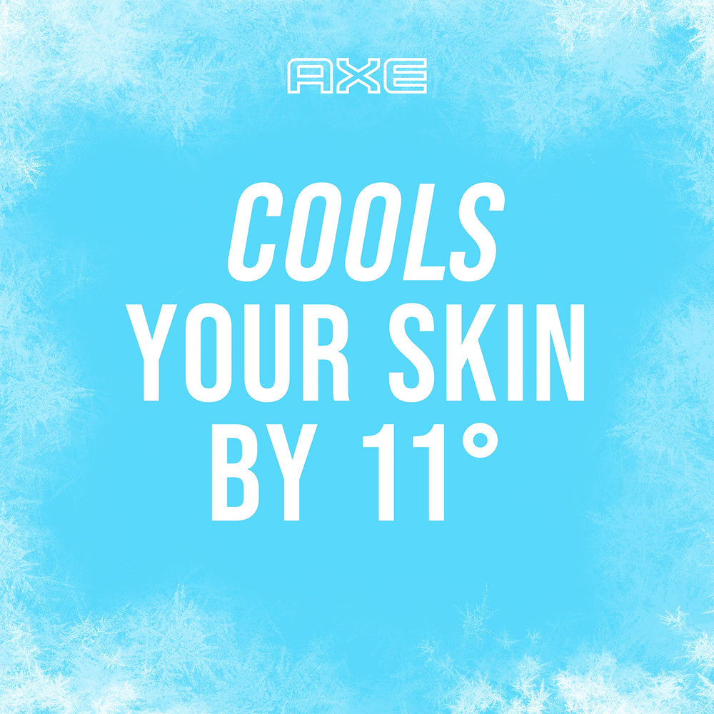 Axe Ice Chill eucalyptus leaf detail conveying refreshing aroma.
