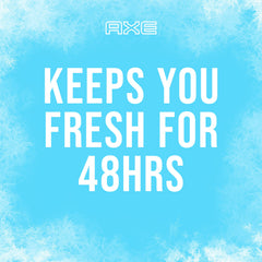 Axe Ice Chill lemon label close-up highlighting citrus freshness.