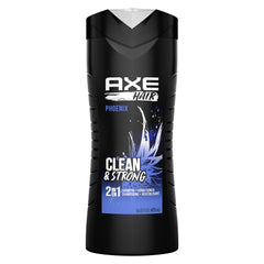 AXE Phoenix 2-in-1 bottle pour for quick, efficient shower routine