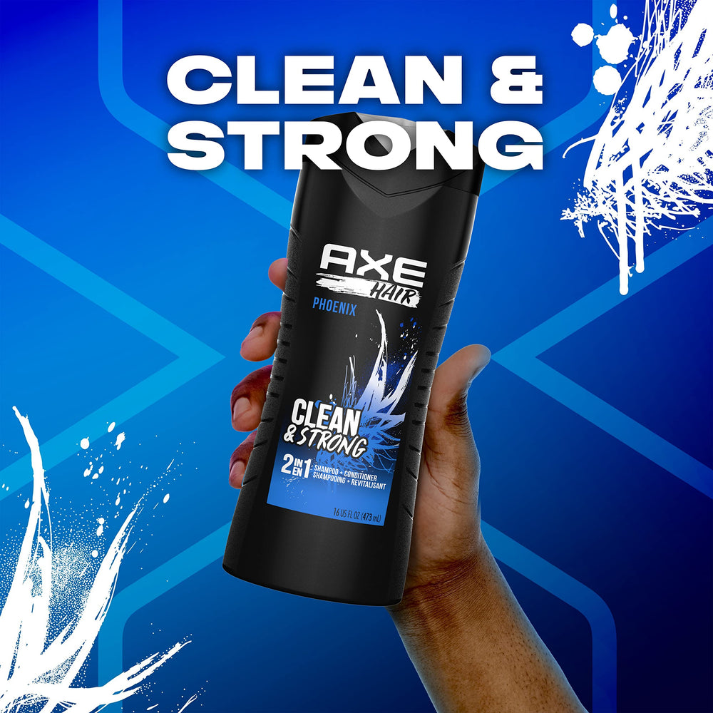 AXE Phoenix 2-in-1 fresh scent invigorates the shower experience