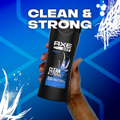AXE Phoenix 2-in-1 fresh scent invigorates the shower experience