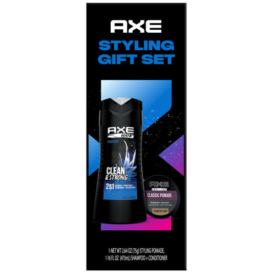 AXE Phoenix 2-in-1 shampoo bottle for a fresh, clean feel.