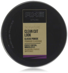 AXE Refined pomade texture close-up shows smooth finish and easy styling.