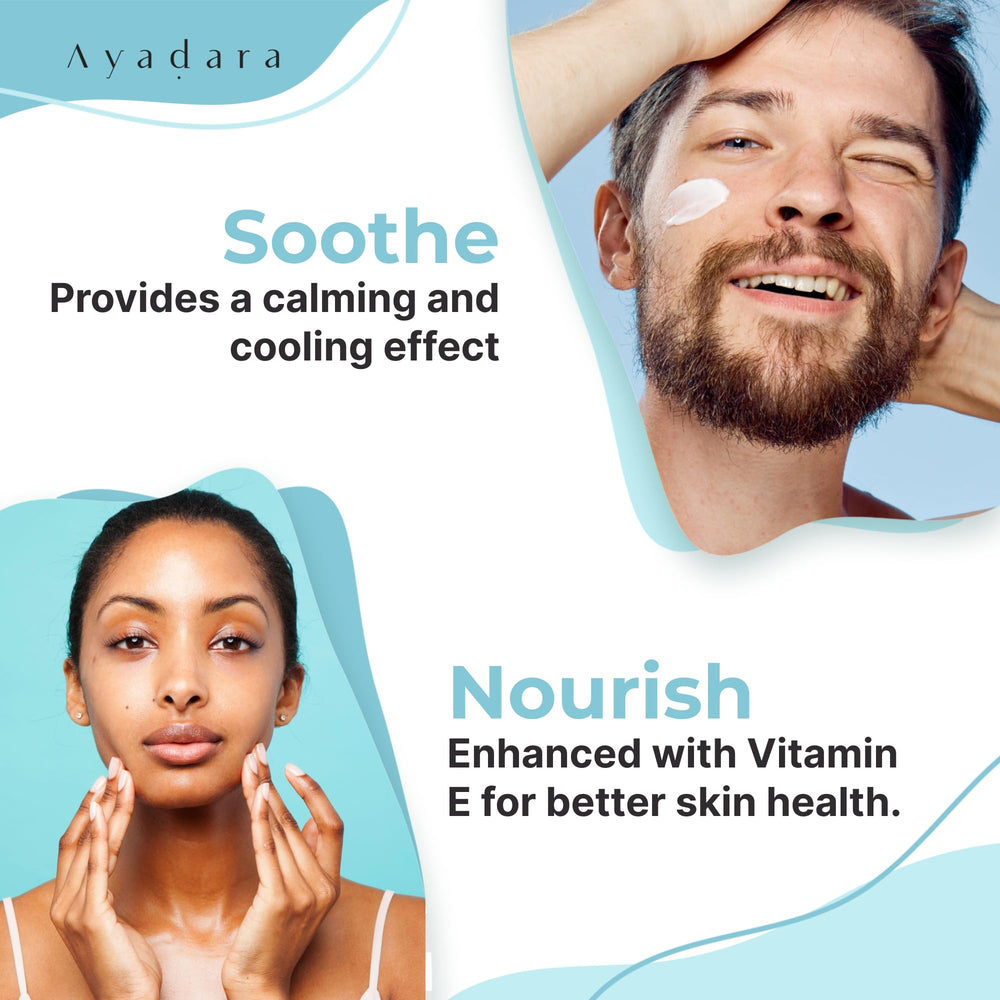 AYADARA face application shows product gliding smoothly for targeted acne-prone areas.