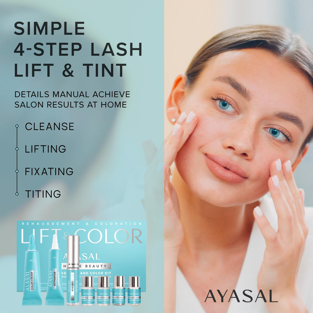 AYASAL kit works on all lash types for a natural-looking lift