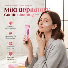 Ayland Hair Remover Cream for Face waiting period image shows a 5–10 minute pause