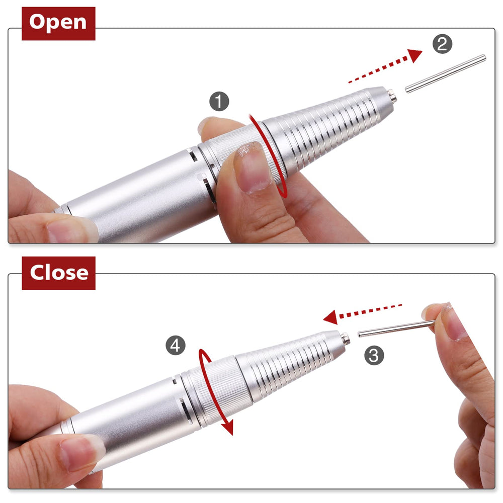 AZ GOGO nail drill machine low-noise operation for comfortable nail art sessions.