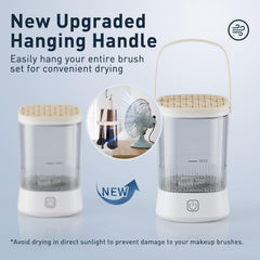 Azang Cleaner hanging air-dry feature for easy natural drying.