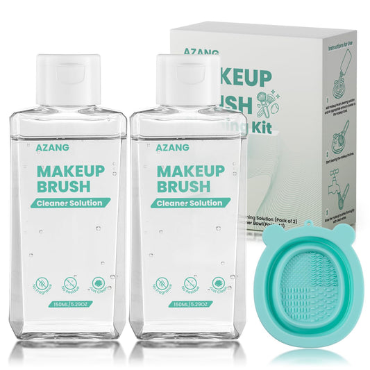 Azang Makeup Brush Cleaner 300ml bottle ready for quick, residue-free cleansing.