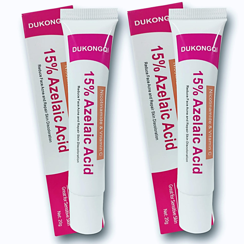 Azelaic Acid Serum bottle showing balanced tone and purified pores.