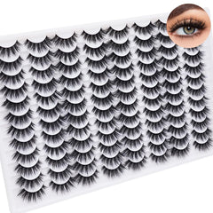 Azenlo false eyelashes 48-pairs pack for versatile, everyday glam.