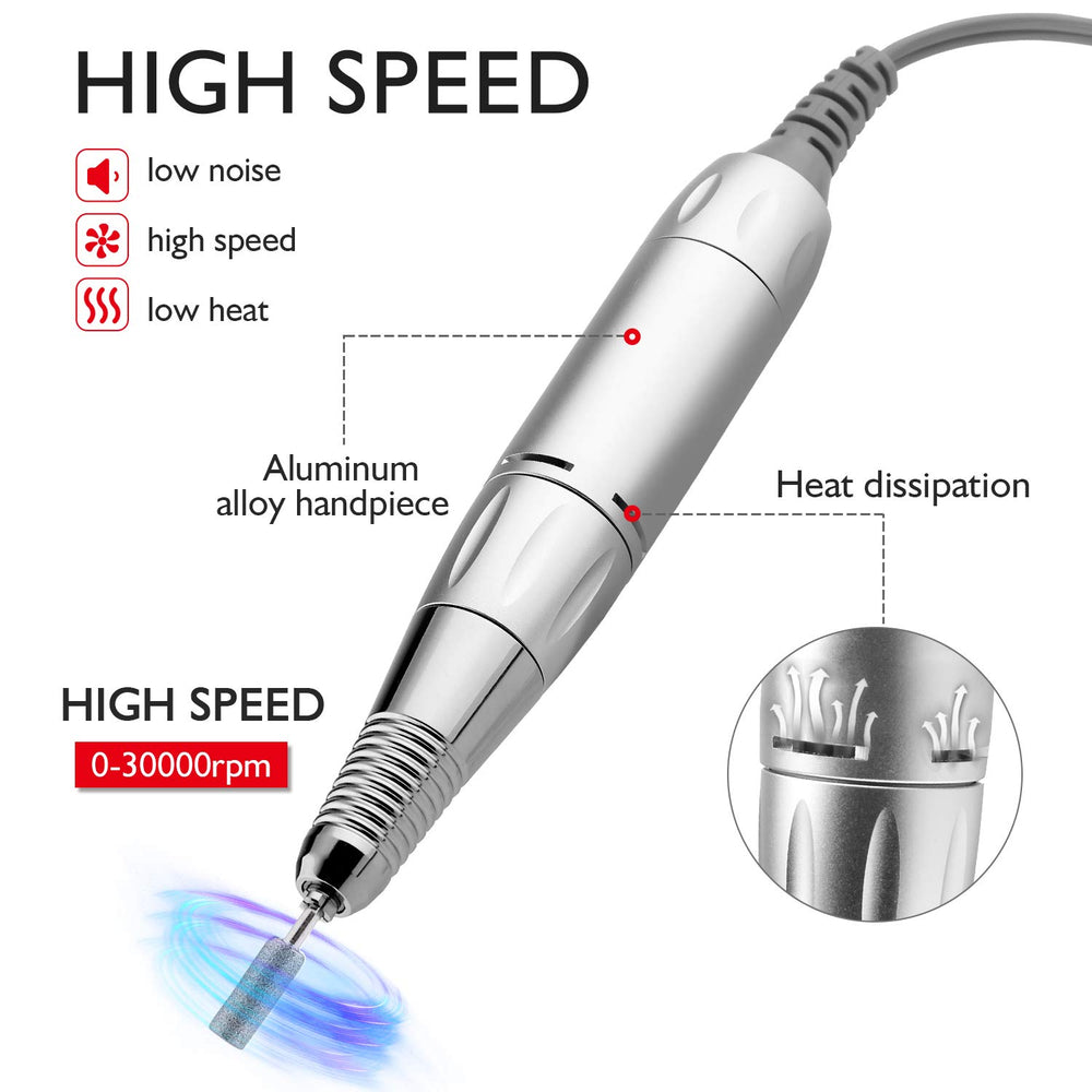 AZ GOGO Efile nail drill compact design suited for on-the-go pedicures and manicures