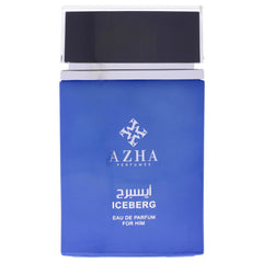 Azha Classiq Iceberg bottle cap closeup shows premium design
