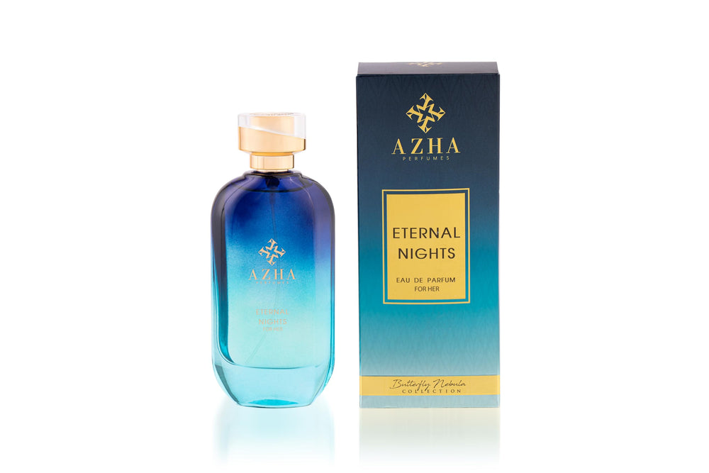 Close-up of Eternal Nights EDP cap showing premium detailing