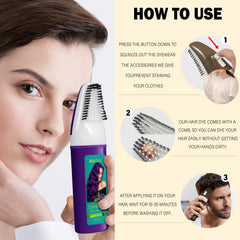 Azonbey 4-in-1 gray coverage shampoo delivers subtle natural-looking results