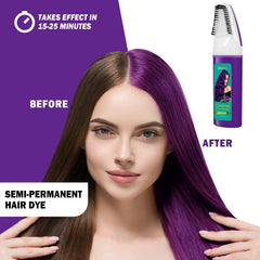 Azonbey hair color shampoo comb application ready to cover gray roots easily