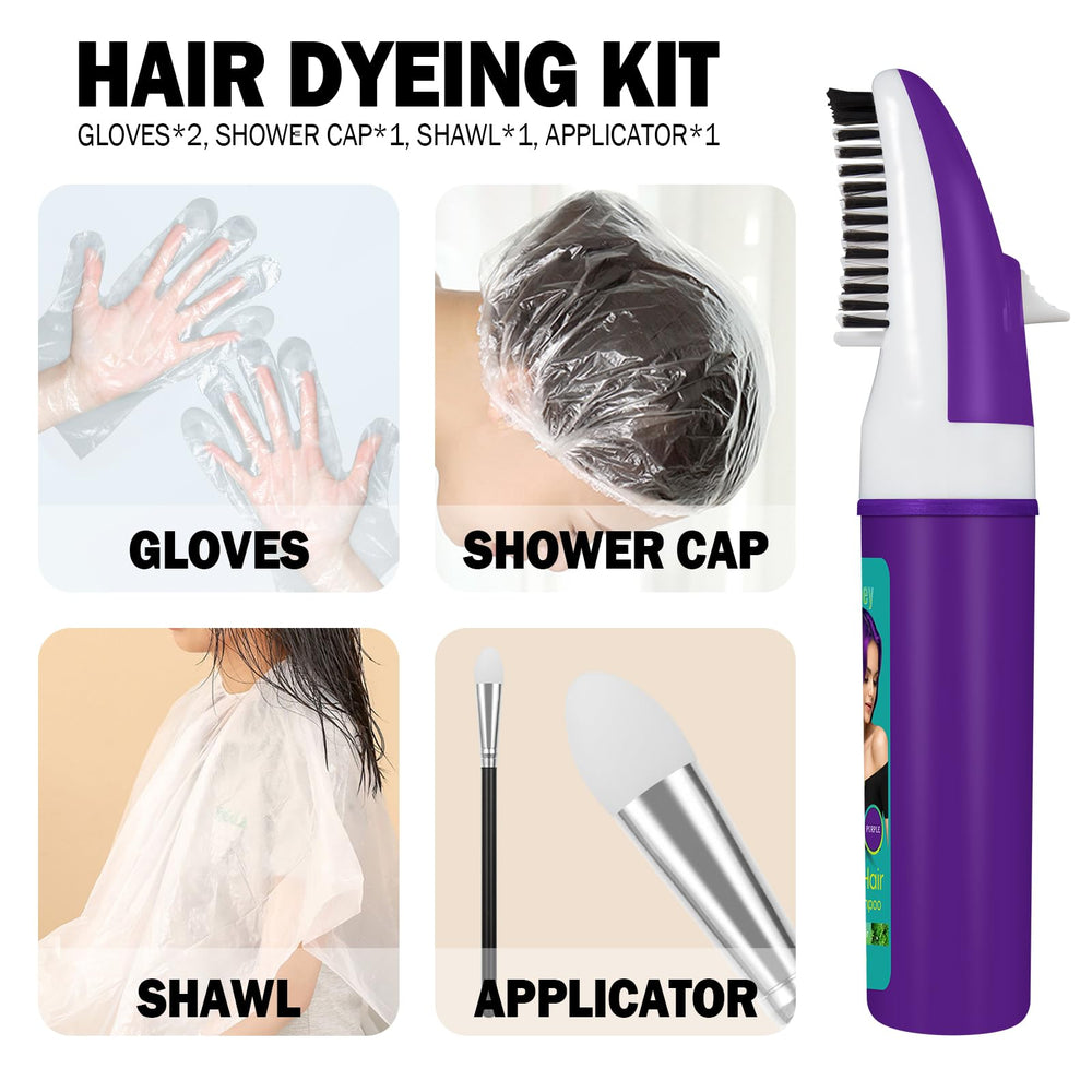 Azonbey paraben-free hair dye shampoo provides safe at-home color