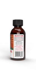 Aztec Secret Jojoba Oil feature nonfiltered label emphasizes natural extraction.