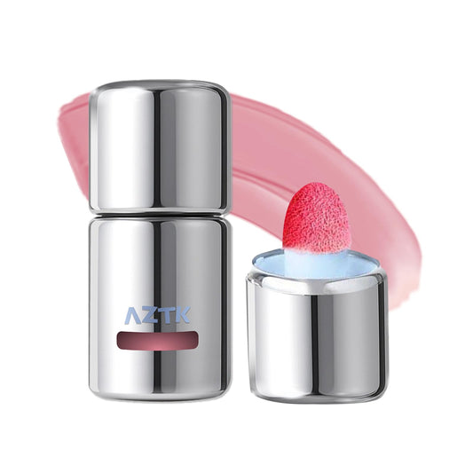 Aztk JC04 liquid blush bottle closeup showing lightweight texture