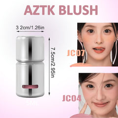 Aztk Liquid Blush JC06 packaging detail highlights premium design