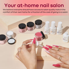 AzureBeauty 3-step dip process base activator top for easy DIY
