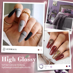 AZUREBEAUTY Base coat and dip liquid shown for smooth application