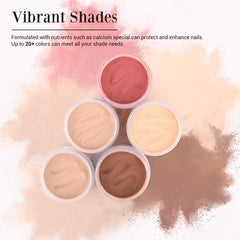 AZUREBEAUTY Bright White dip powder tray-ready for salon or home use.