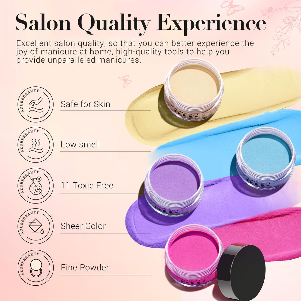 AzureBeauty cuticle pushers and oil pen for gentle nail care.