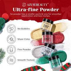 AZUREBEAUTY nail brush enables precise powder application
