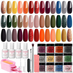 AzureBeauty dip powder 20 colors collection for vibrant manicure options