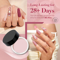 AzureBeauty nail brush and file for precise nail prep