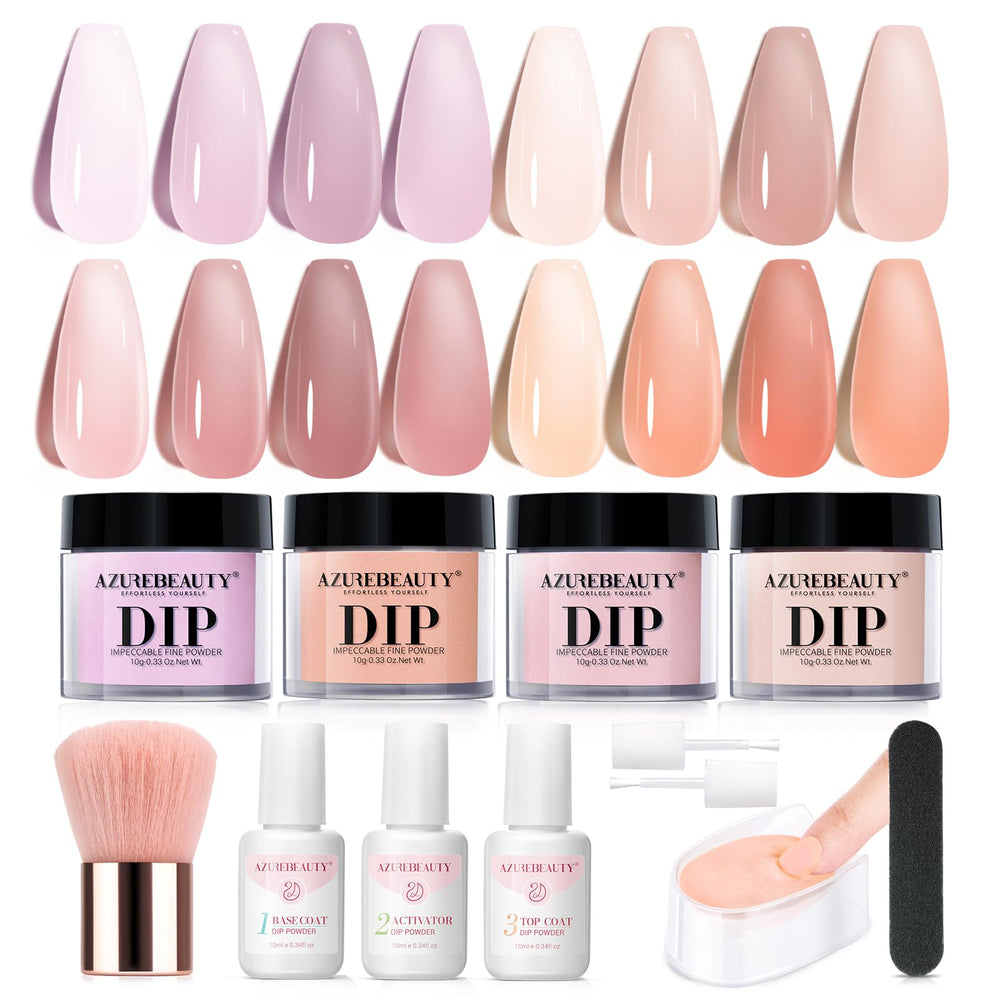 AZUREBEAUTY Dip Powder Kit box for at-home manicures