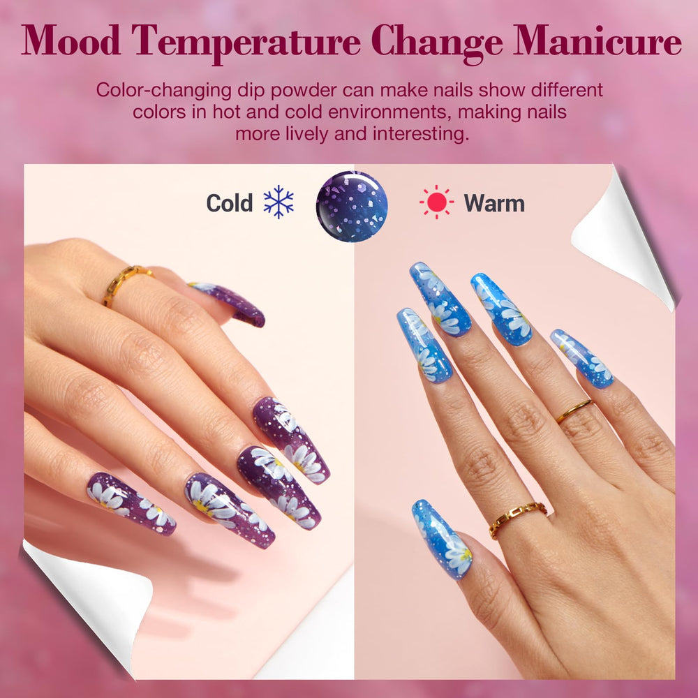 AZUREBEAUTY recycling tray helps manage excess powder during dipping.