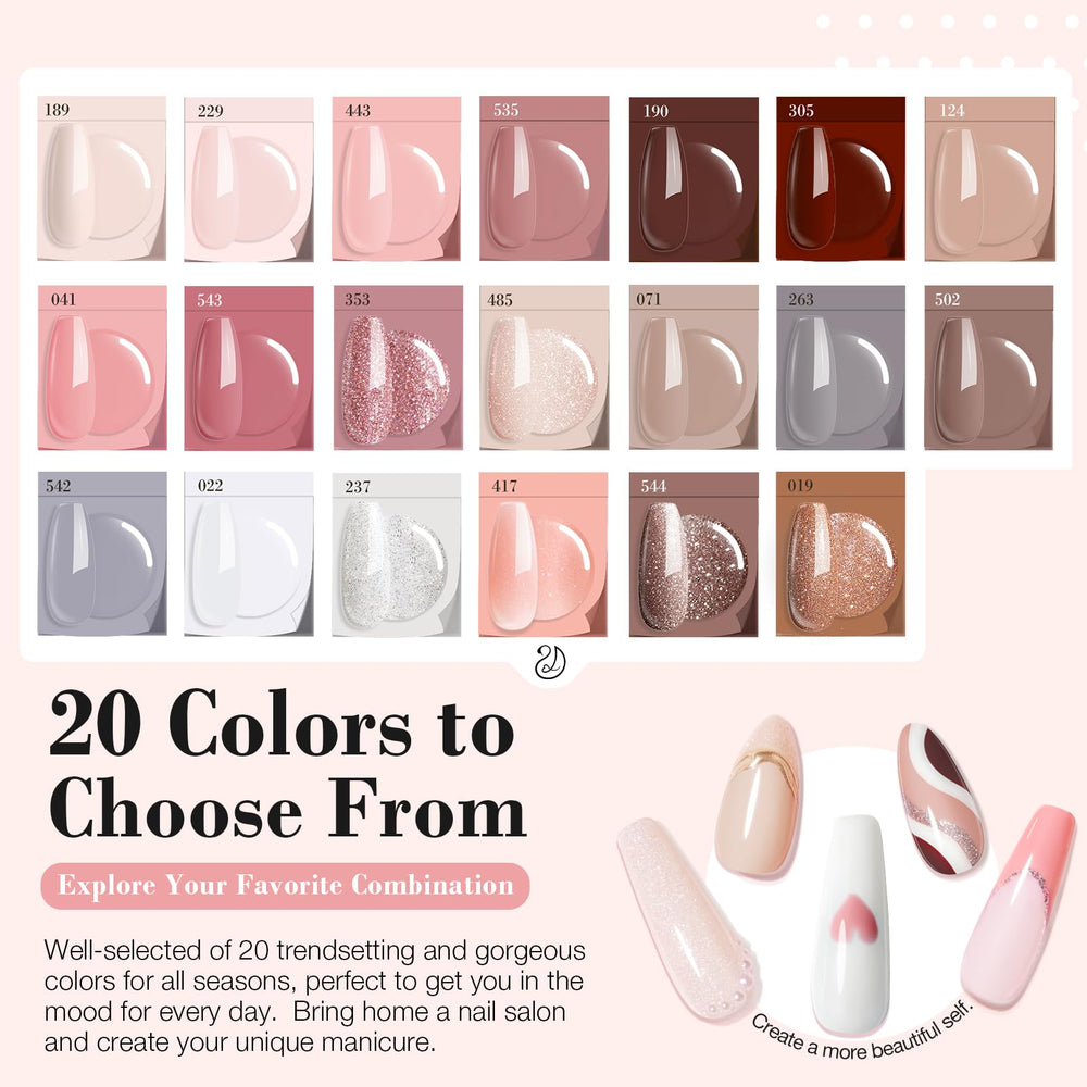 AZUREBEAUTY dip kit finish with a shiny, salon-like gloss