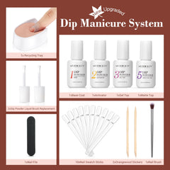 AZUREBEAUTY dip-powder accessories help you test colors before committing