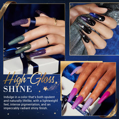 AZUREBEAUTY top coat adds shine and protection for gloss finish