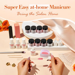 AZUREBEAUTY easy at-home dip kit for no-lamp drying and quick results.