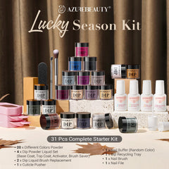 AZUREBEAUTY at-home manicure without LED lamp for convenient DIY nails.